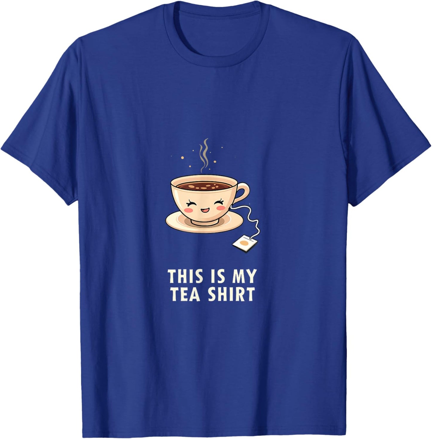 This Is My Tea Shirt Cute Quote T-Shirt - T-Shirt | Royal
