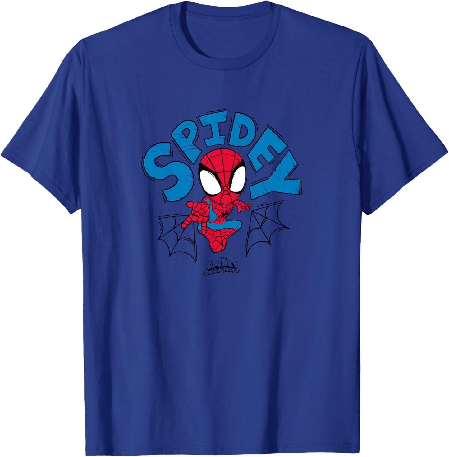 Kids Spidey and His Amazing Friends - Spidey Scribble T-Shirt - T-Shirt | Royal