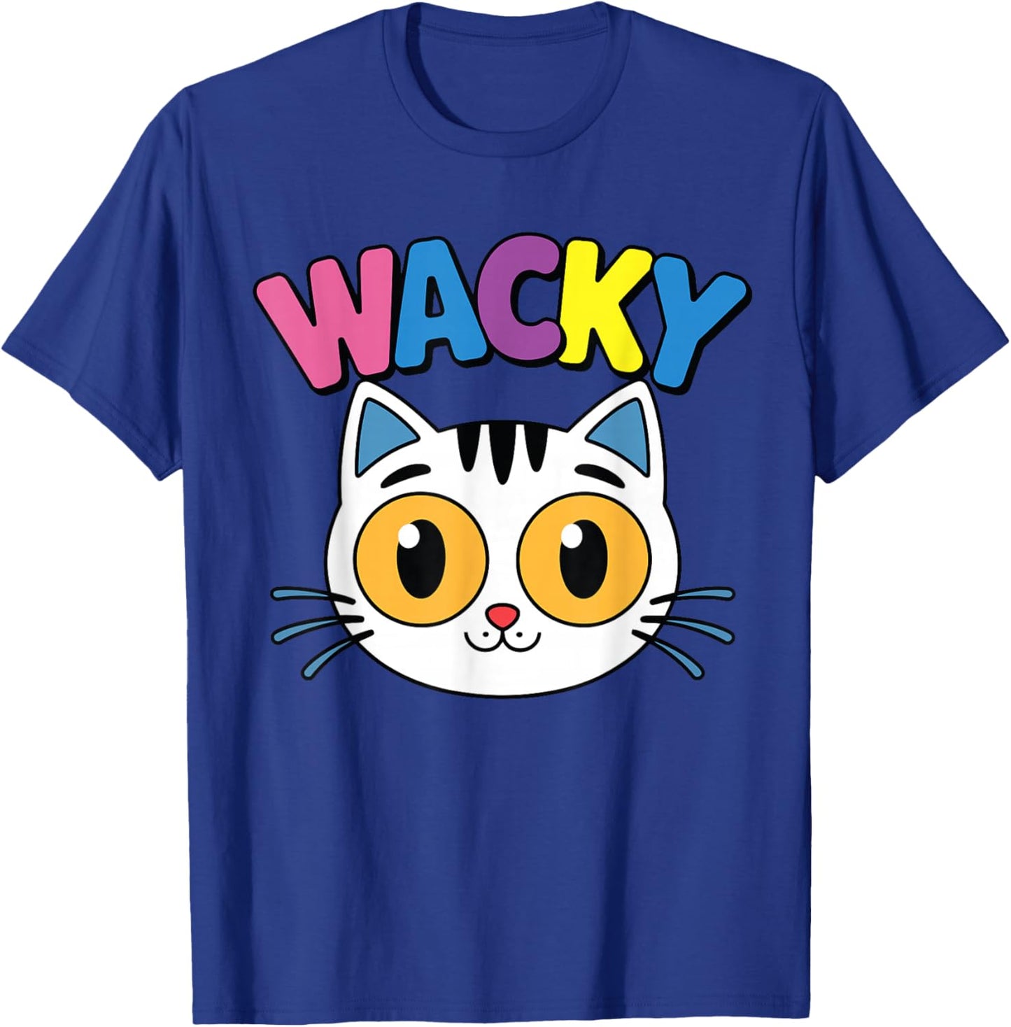 Wacky Costume Mismatch Day Outfit funny cat for wacky days T-Shirt - T-Shirt | Royal