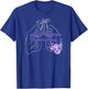 Cystic Fibrosis Awareness Flowers Cystic Fibrosis Warrior T-Shirt - T-Shirt | Royal