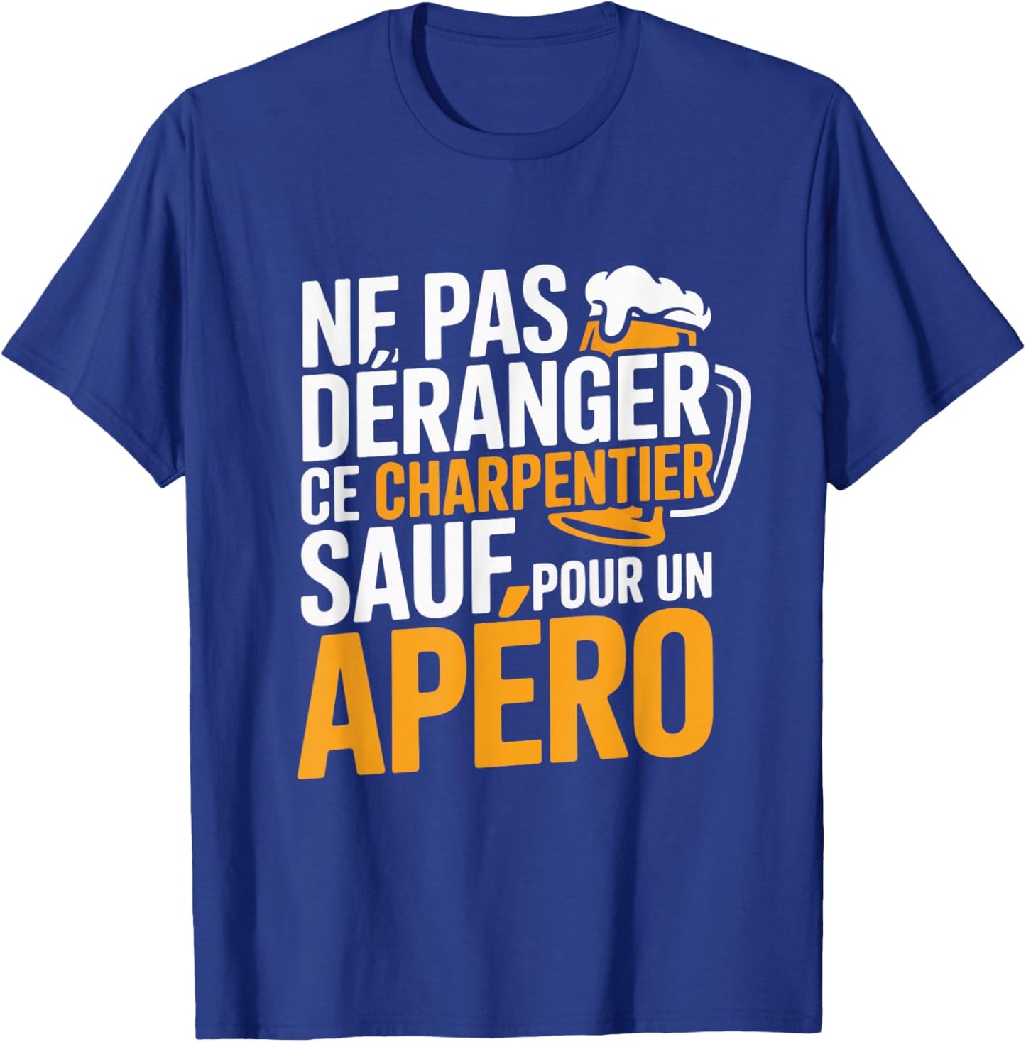 Carpentier Men's Aperitif Humour Gift Funny Beer T-Shirt - T-Shirt | Royal