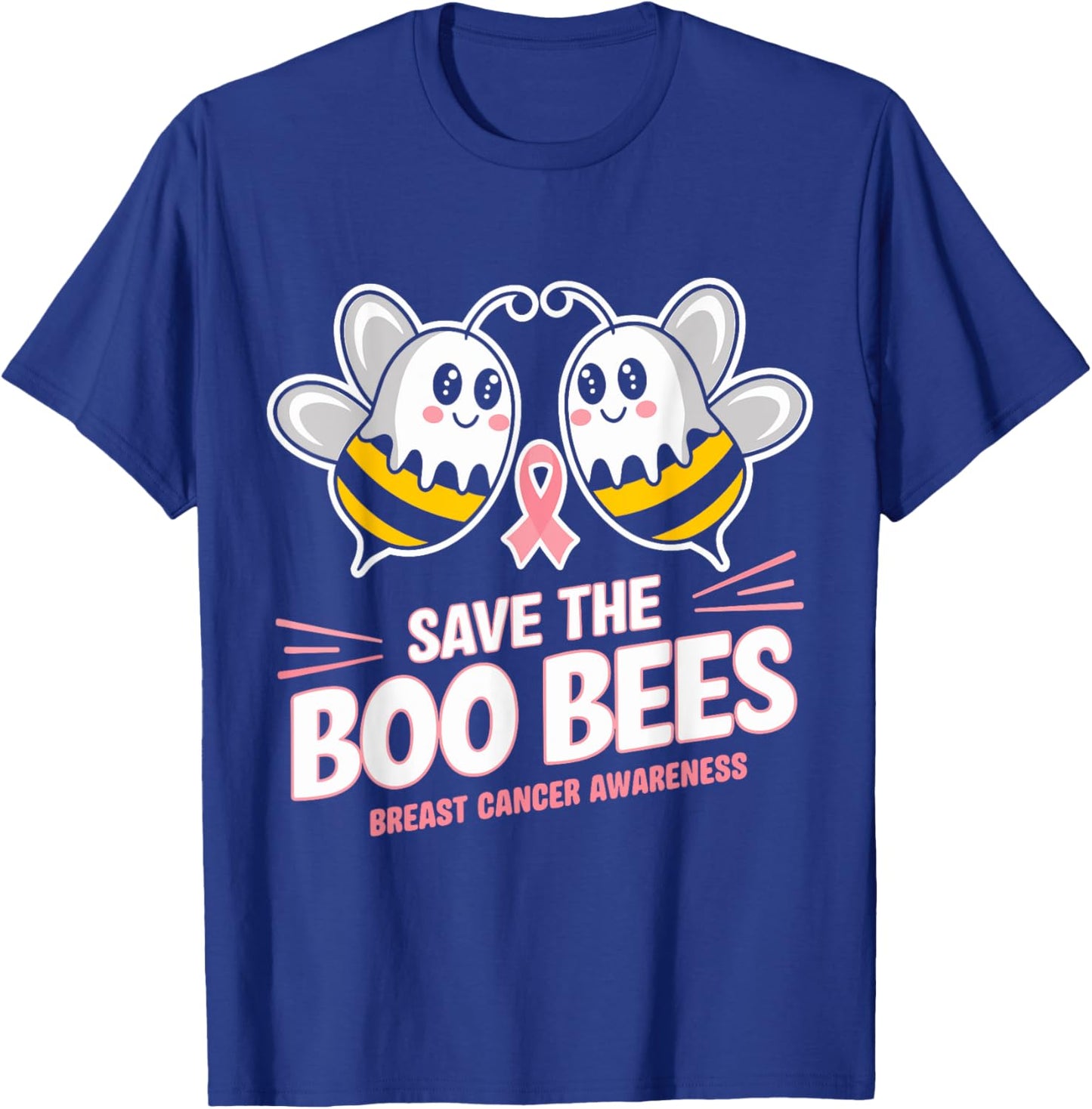 Save The Boobies Breast Cancer Halloween Women T-Shirt - T-Shirt | Royal