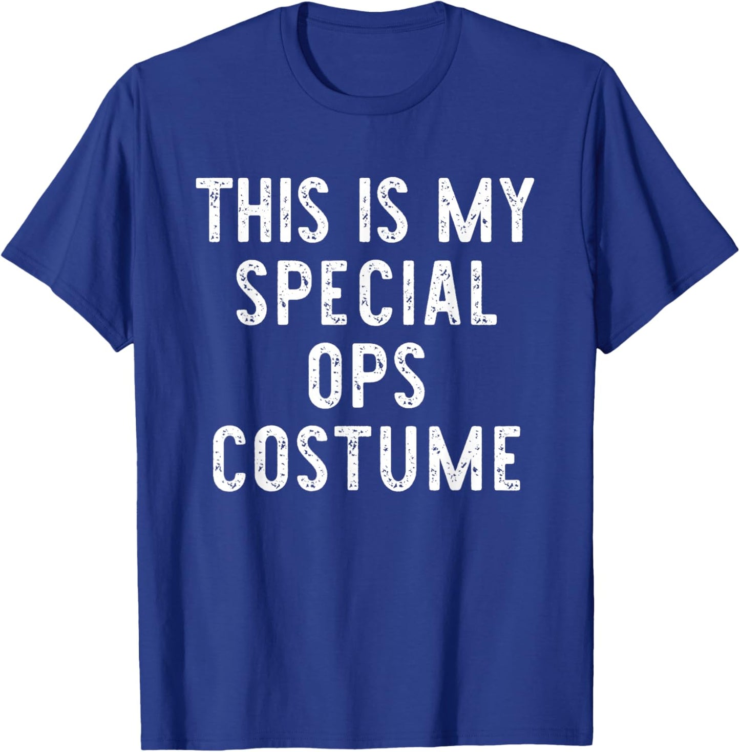 This is My Special Ops Costume Halloween Easy Kids Adult T-Shirt - T-Shirt | Royal