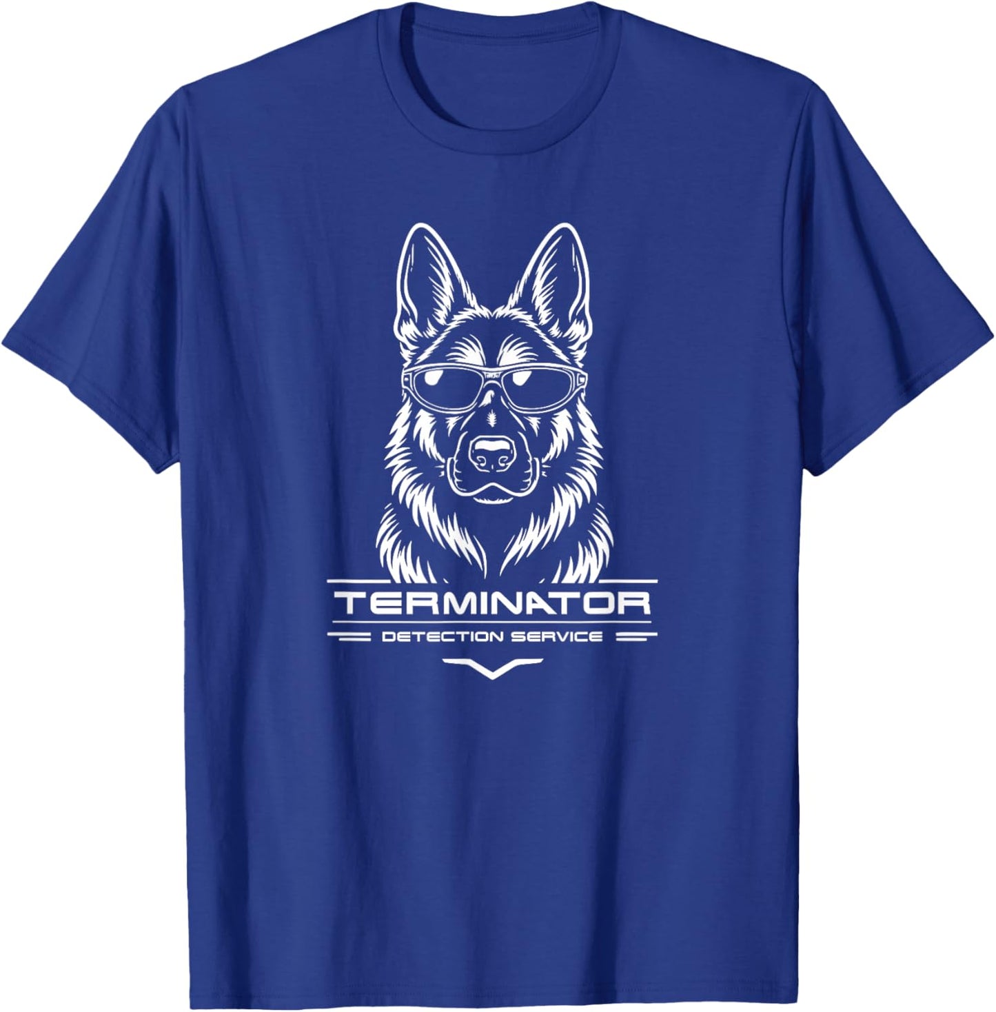 Terminator Detection Service German Shepherd T-Shirt - T-Shirt | Royal