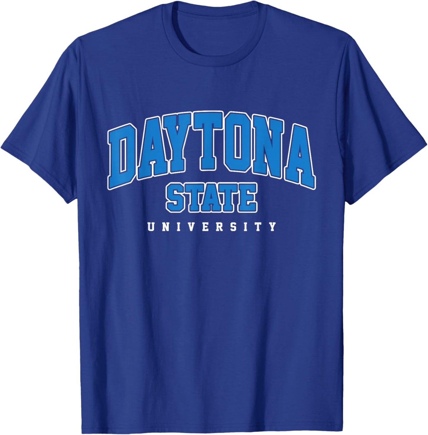 Daytona Classic Varsity Arch Collegiate Women T-Shirt - T-Shirt | Royal