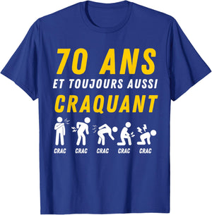 Gift Humour 70th Anniv 1956 Birthday 70 Years Men's T-Shirt - T-Shirt | Royal