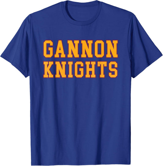 Gannon University Knights Retro Men Women Boys Girls T-Shirt - T-Shirt | Royal