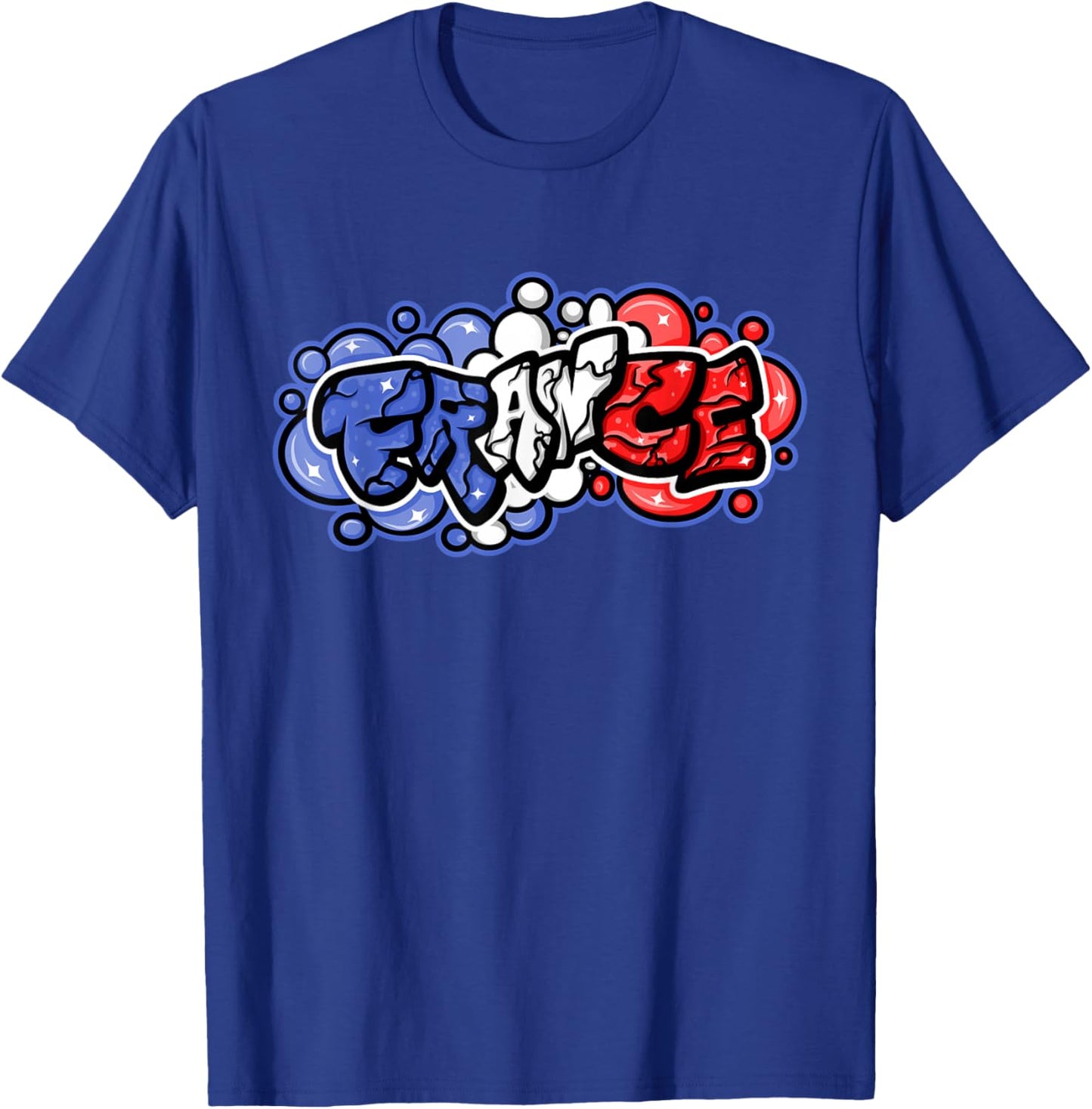 French Urban Streetwear Y2K Street Art Graffiti France T-Shirt - T-Shirt | Royal
