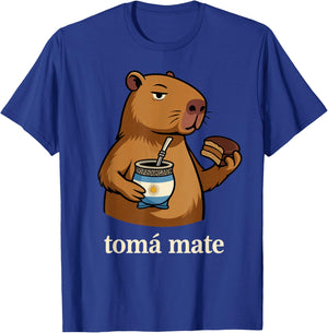 Argentinier Capybara Yerba Mate Argentinien Argentinien Alfajor T-Shirt - T-Shirt | Royal