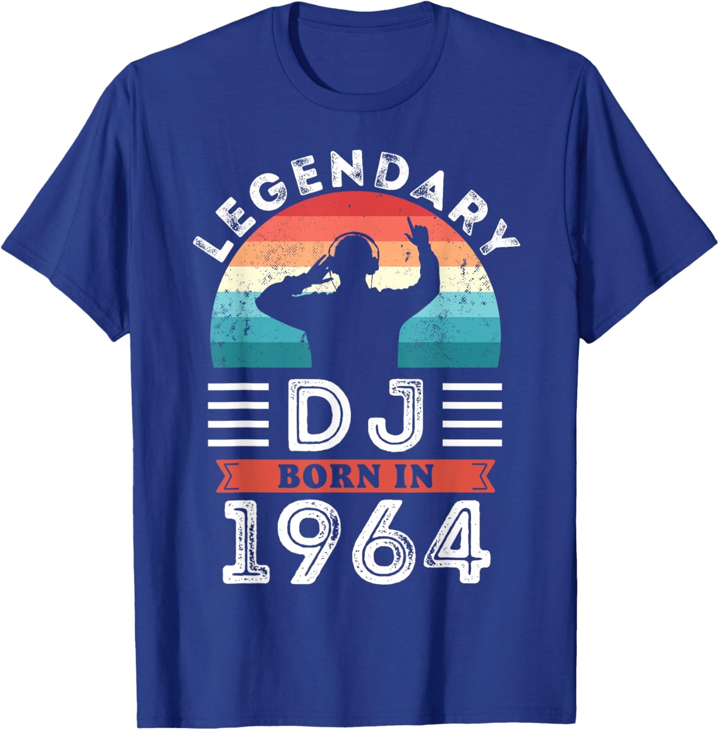 Legendary DJ born 1964 60th Birthday Gifts T-Shirt - T-Shirt | Royal