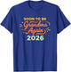 Grandparent Soon to Be Grandma Again 2026 Pregnancy Announc T-Shirt - T-Shirt | Royal