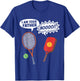I Am Your Father Funny Pickleball Tennis Racket Men Women T-Shirt - T-Shirt | Royal