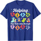 Helping Kids Through Play Therapist Play Therapy T-Shirt - T-Shirt | Royal
