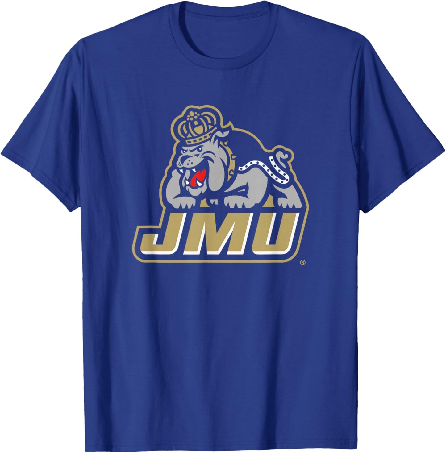 James Madison Dukes Mascot Icon Purple Officially Licensed T-Shirt - T-Shirt | Royal
