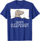 Favorite Sleepshirt Weimaraner Dog Napping Weimaraner Pajama Women Girls Kids T-Shirt - T-Shirt | Royal