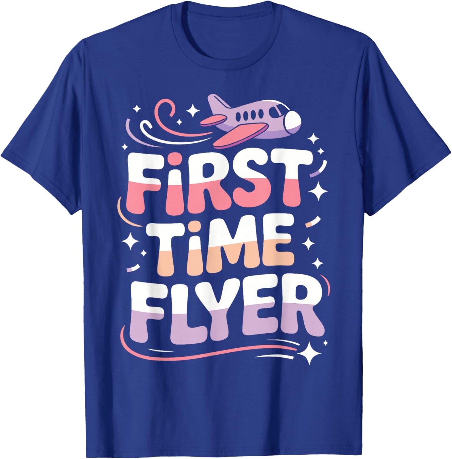 First Time Flyer | My First Plane Ride T-Shirt - T-Shirt | Royal
