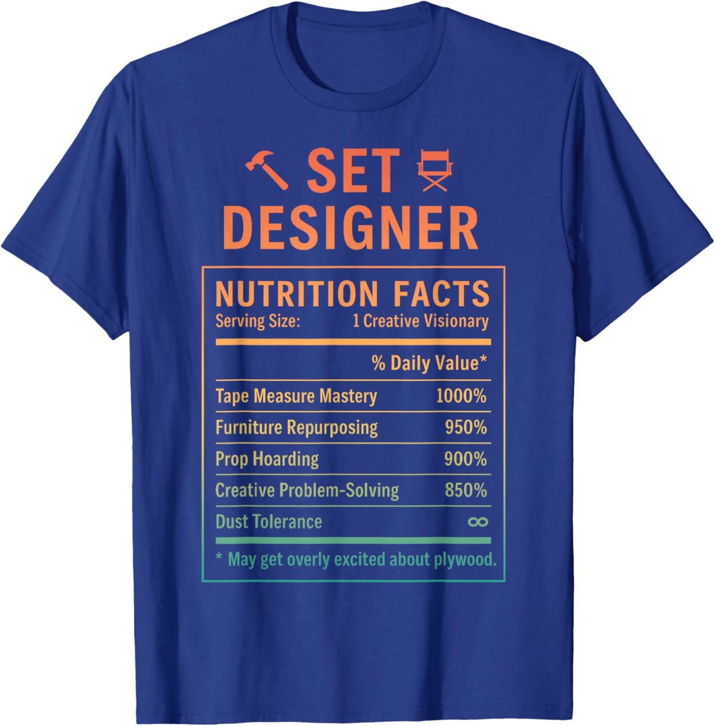 Set Designer T-Shirt - T-Shirt | Royal