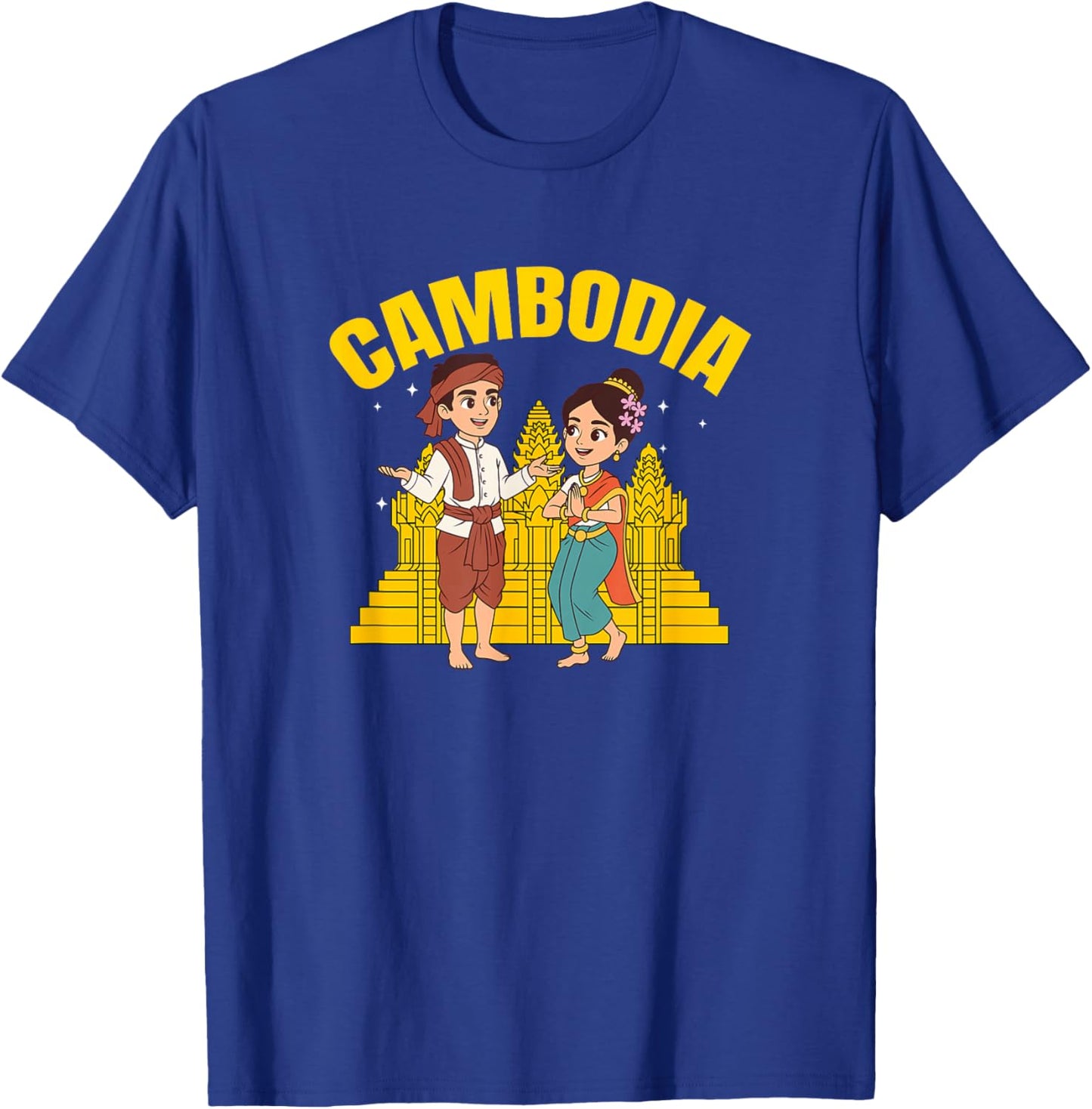 Cambodia Boy Cambodian Apsara Khmer Girl T-Shirt - T-Shirt | Royal