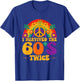 I Survived The 60's Twice Funny Design T-Shirt - T-Shirt | Royal