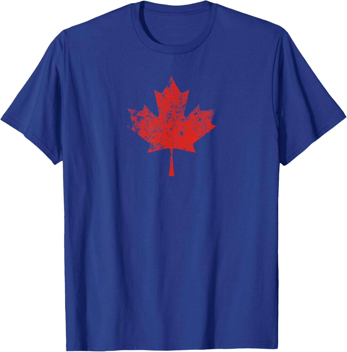Canada Flag Vintage Maple Leaf Canadian Men T-Shirt - T-Shirt | Royal