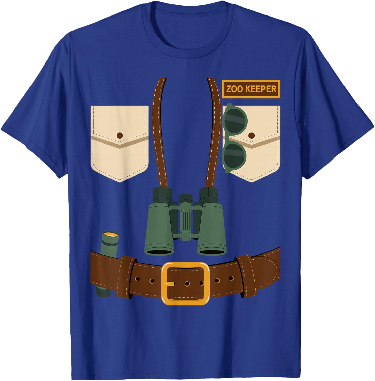 Zookeeper Halloween Costume T-Shirt - T-Shirt | Royal