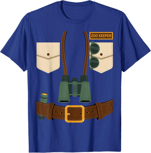 Zookeeper Halloween Costume T-Shirt - T-Shirt | Royal