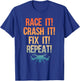 Funny Drone Art Women Boys Drone Racing Drone Pilot T-Shirt - T-Shirt | Royal