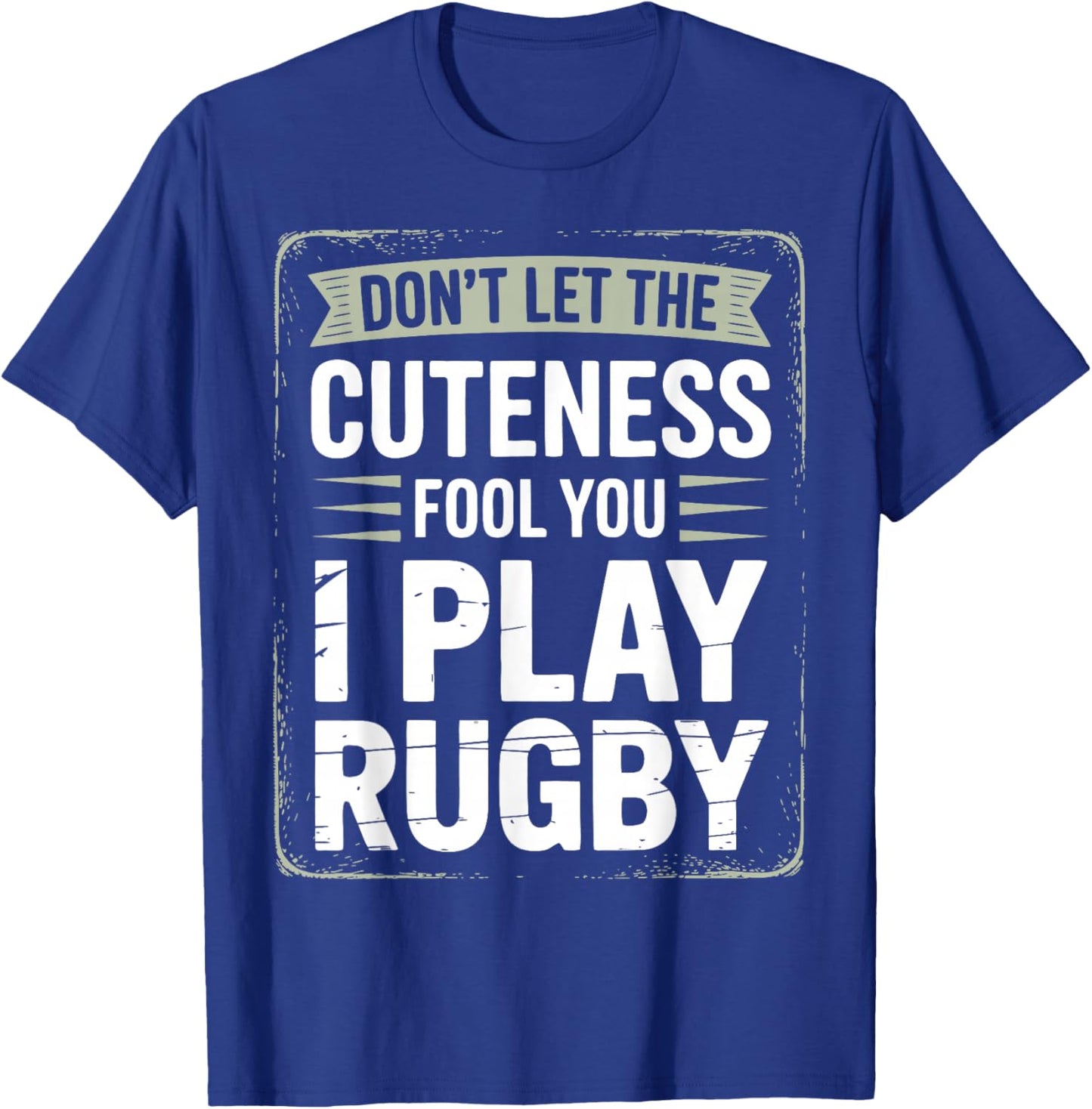 Rugby Player Kids Woman Rugby Girl Plays Rugby T-Shirt - T-Shirt | Royal