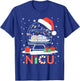 Neonatal Intensive Care Unit Xmas Funny Nicu Nurse Christmas T-Shirt - T-Shirt | Royal