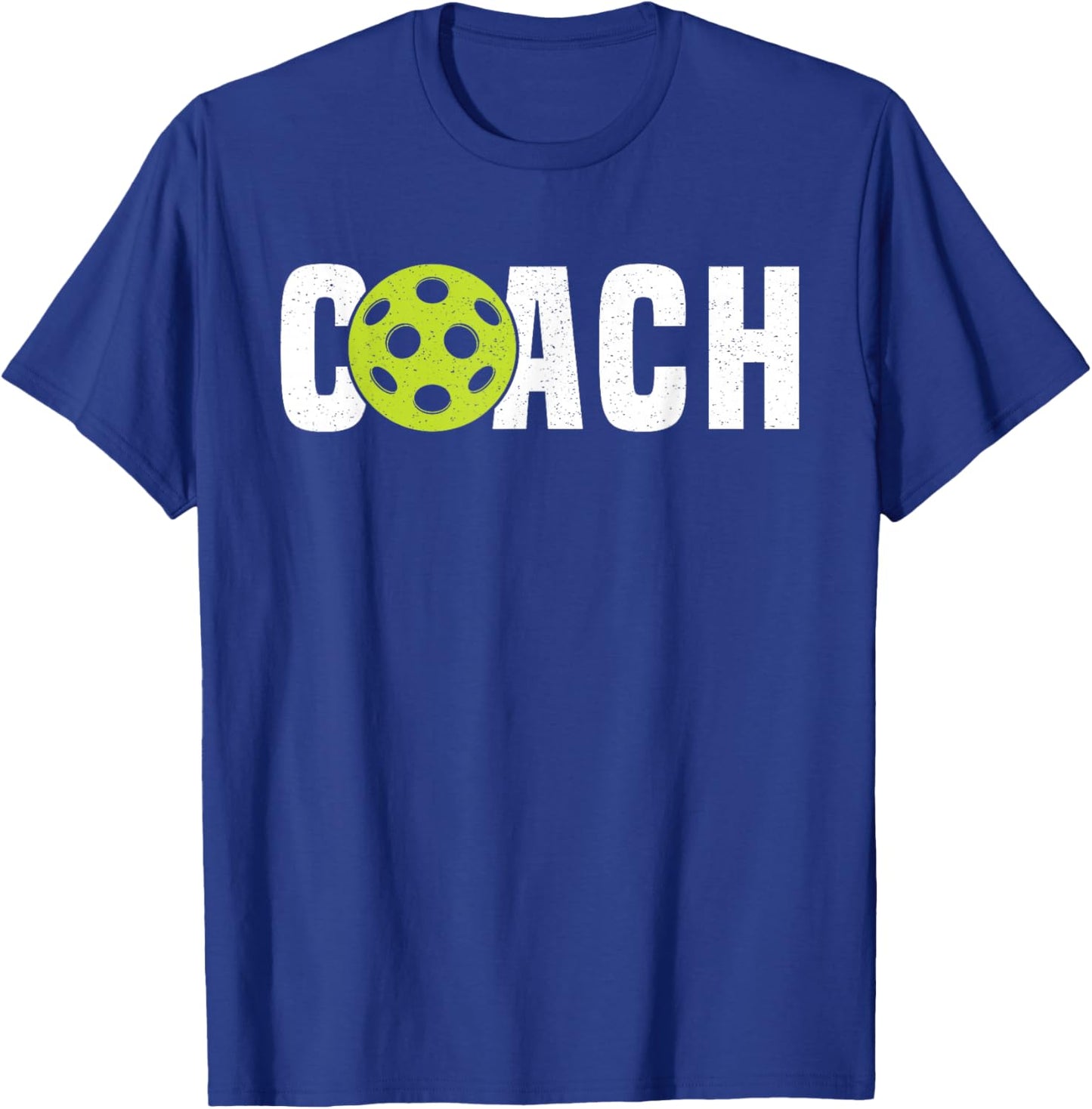 Pickleball Coach Men Pickle Ball T-Shirt - T-Shirt | Royal