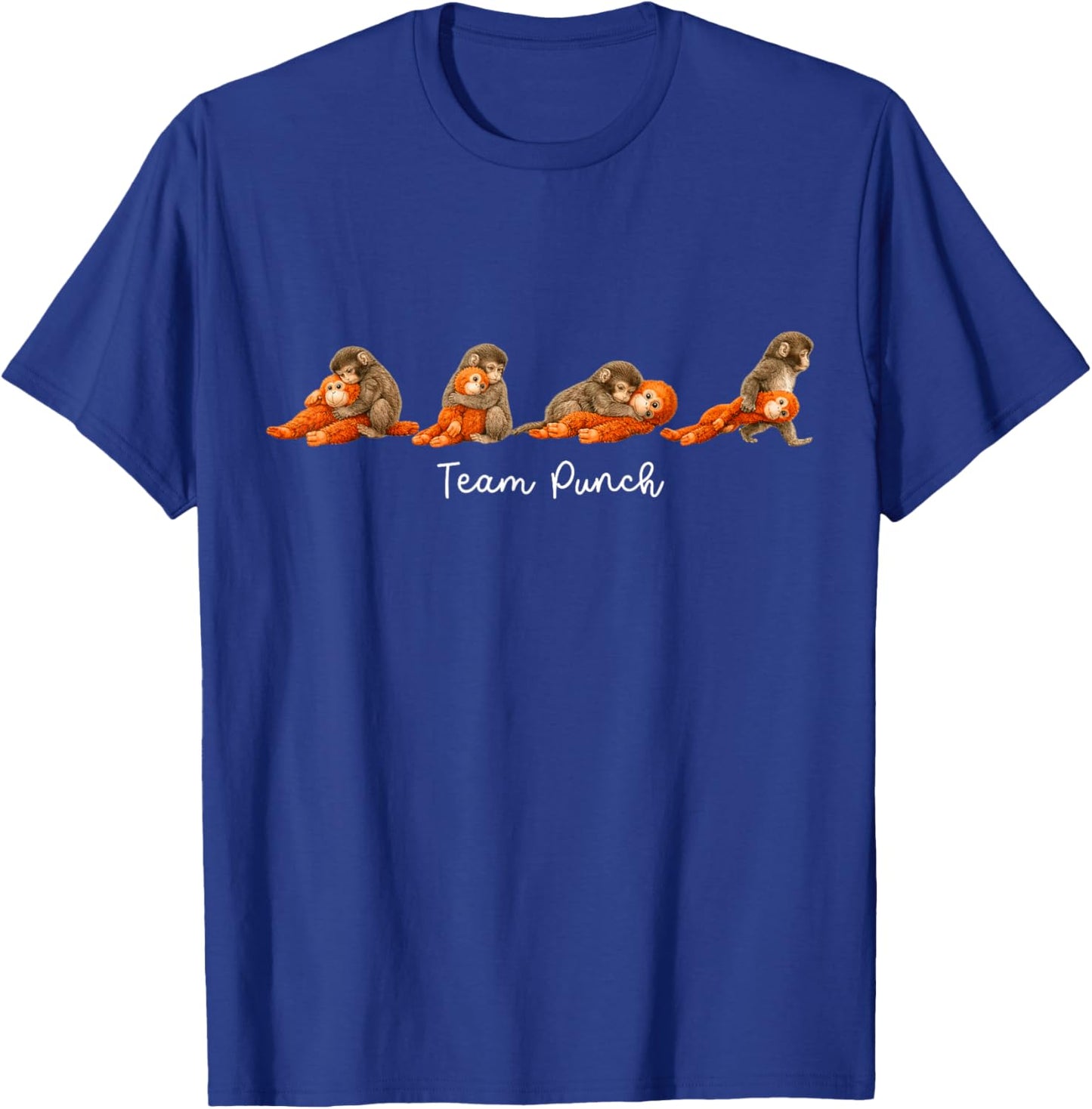 Team Punch, Baby Monkey Punch T-Shirt - T-Shirt | Royal