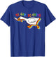 Funny Rainbow Goose Be Gay Do Crime Pride LGBT Men Women T-Shirt - T-Shirt | Royal