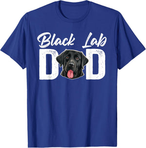 Black Lab Dad Black Labrador Owner Black Lab Lover T-Shirt - T-Shirt | Royal