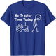 No Tractor Time Today Funny Farmer Stickman Minimalist Art T-Shirt - T-Shirt | Royal