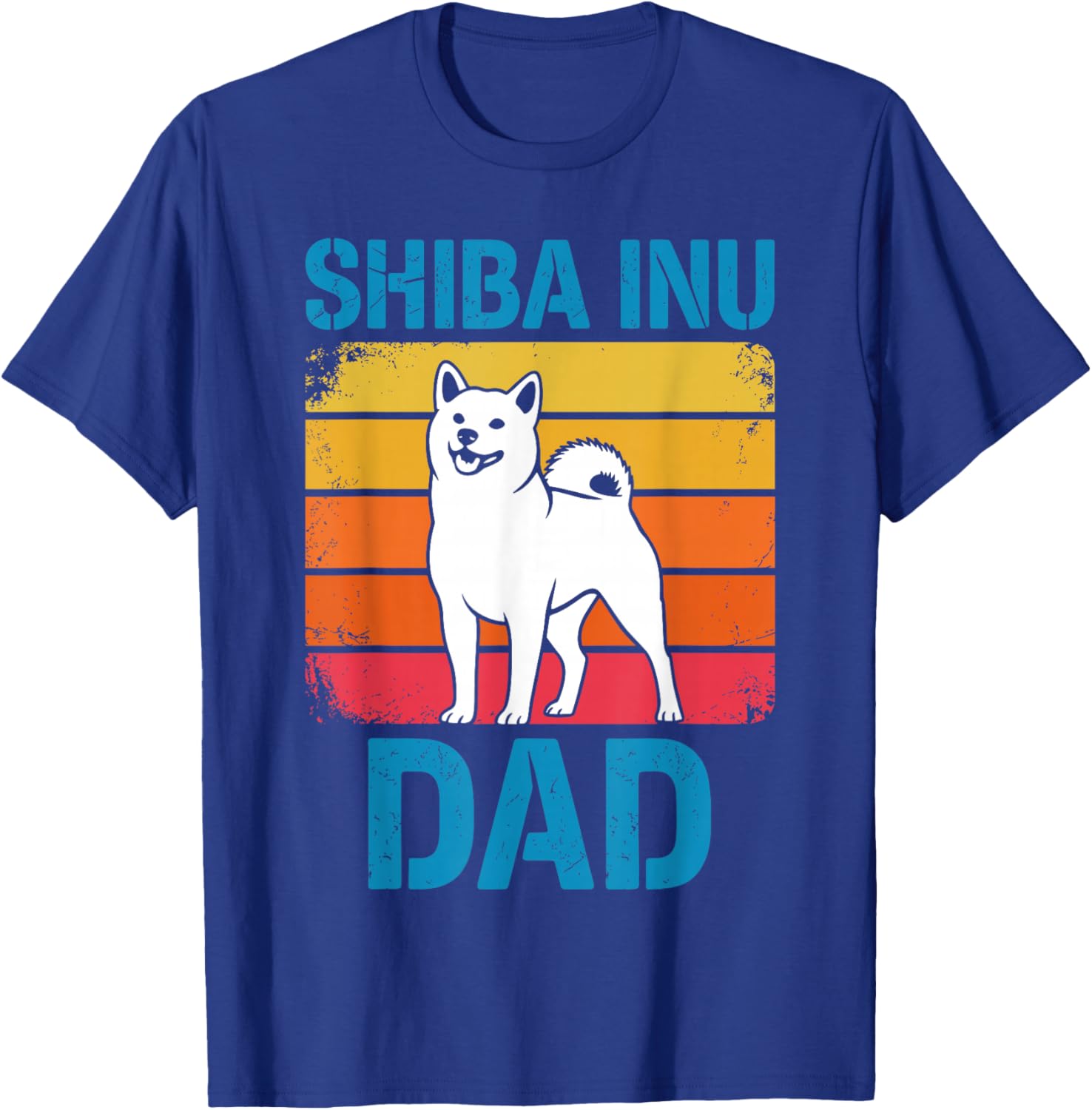 Funny Shiba Inu Design Boys Dad Shiba Inu Dog Lovers T-Shirt - T-Shirt | Royal