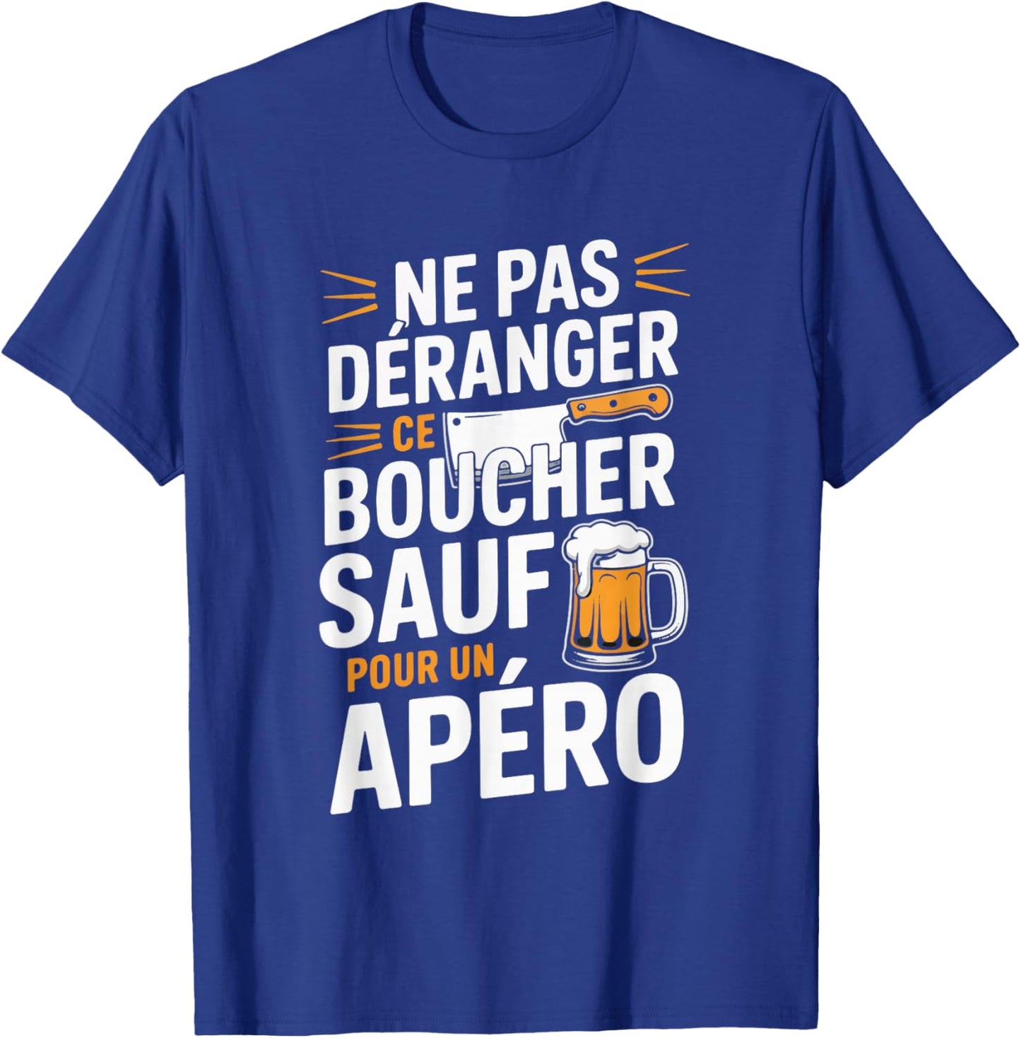 Butcher Men's Aperitif Humour Gift Funny Beer T-Shirt - T-Shirt | Royal