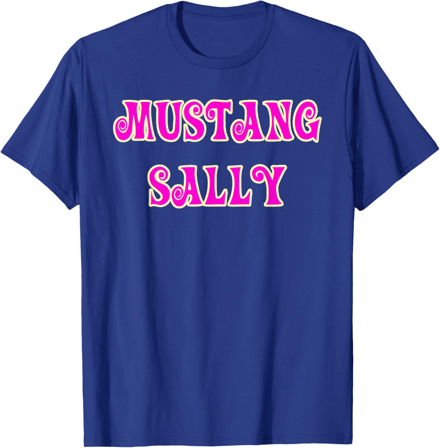 Mustang Sally Two Tone T-Shirt - T-Shirt | Royal
