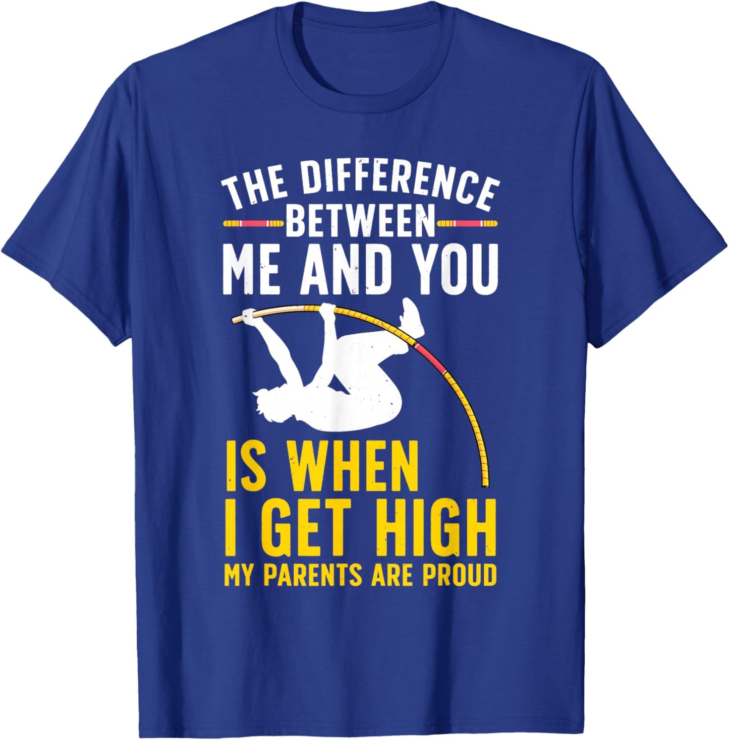 Pole Vault Design Women Pole Jumper Pole Vaulting T-Shirt - T-Shirt | Royal