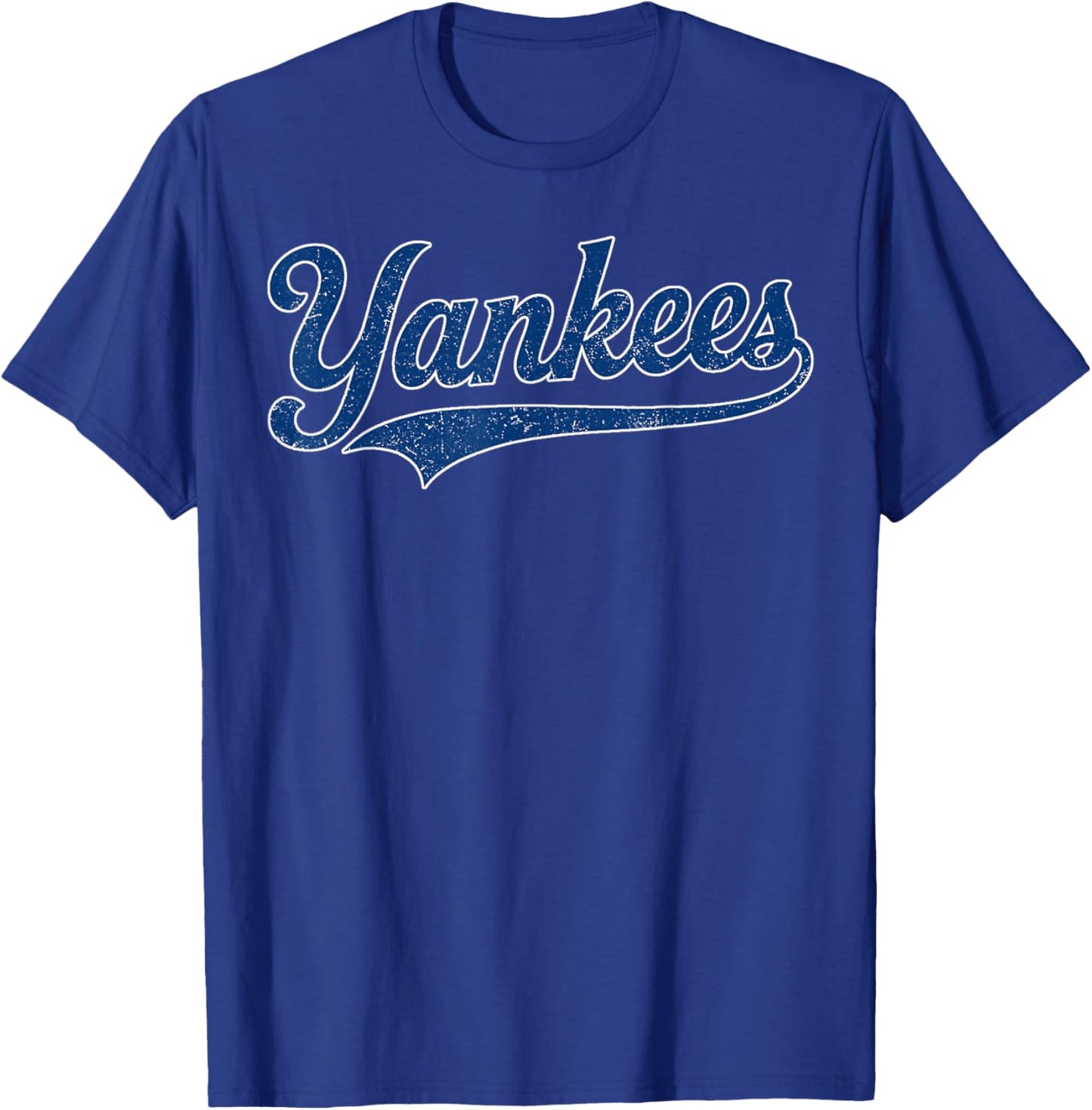 Vintage Yankees Name Personalized Retro Women Kid T-Shirt - T-Shirt | Royal