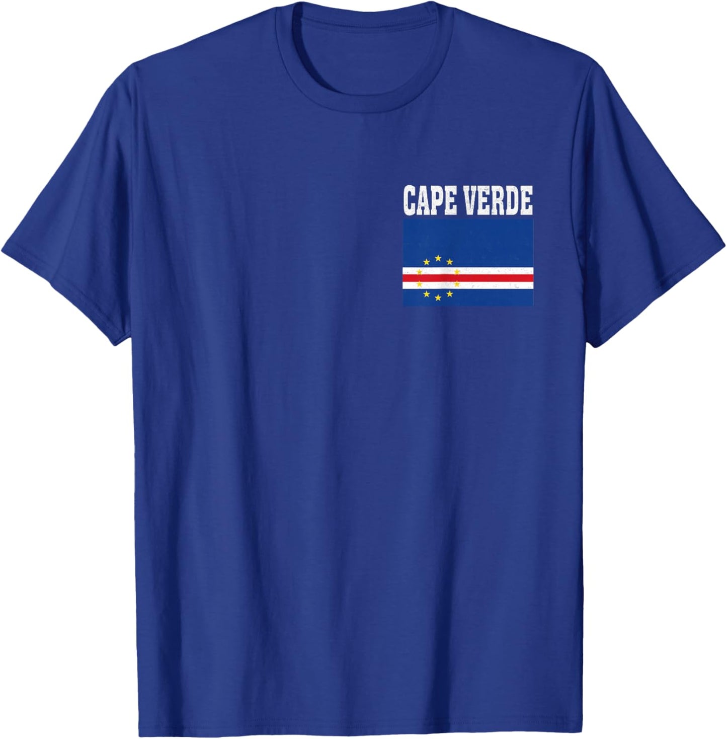Cape Verde Flag Patriotic National Roots Souvenir T-Shirt - T-Shirt | Royal