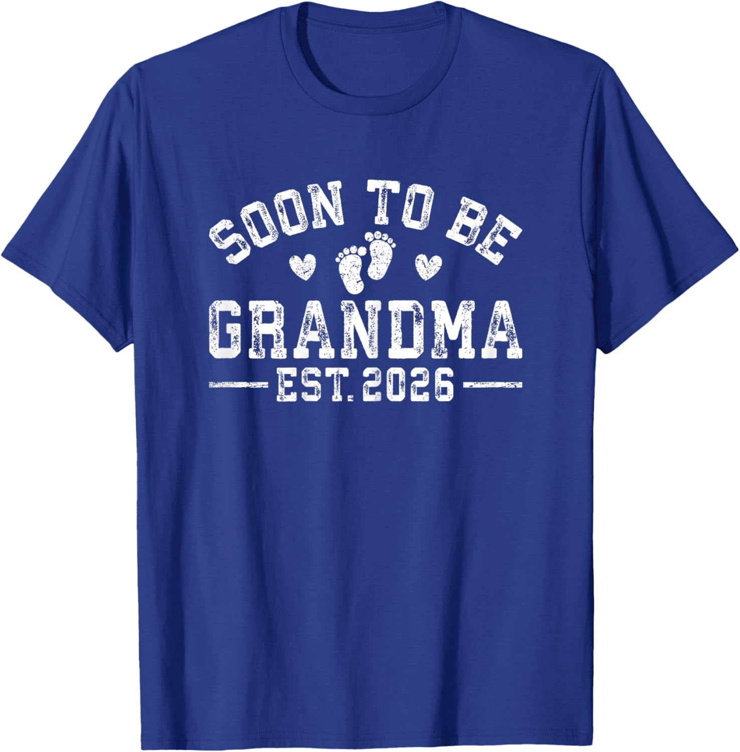 Soon to be Grandma Est. 2026 Mother's Day for New Grandma T-Shirt - T-Shirt | Royal