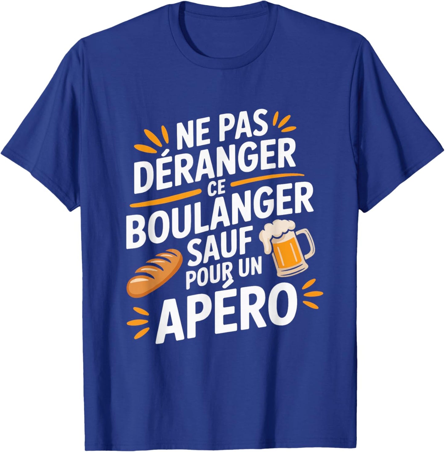 Baker Men's Aperitif Humour Gift Funny Beer T-Shirt - T-Shirt | Royal