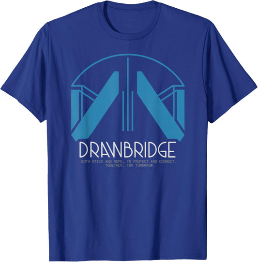 Drawbridge Logo Death Stranding 2 Iconic Game Series , black, S T-Shirt - T-Shirt | Royal