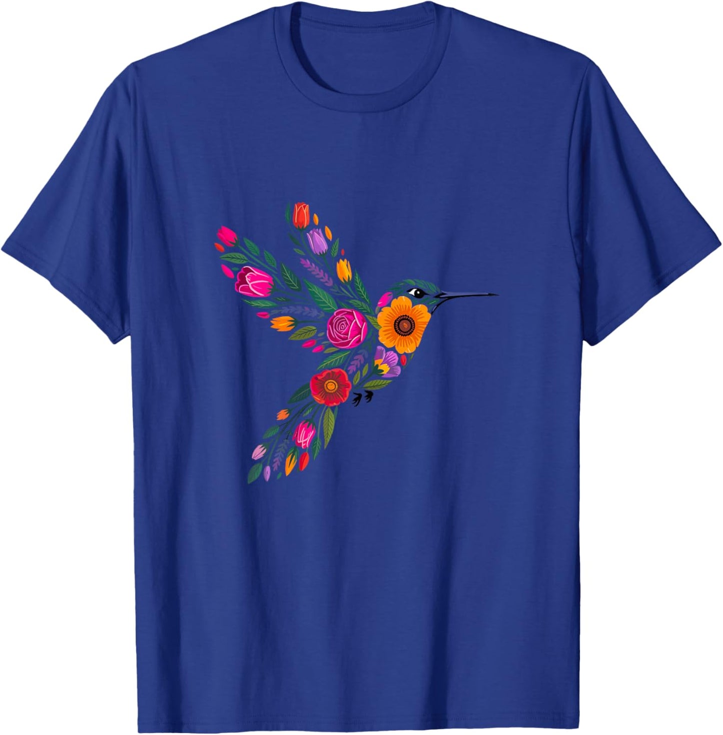 Kolibri Liebhaber Blumen Ästhetik Wildblume Kolibri T-Shirt - T-Shirt | Royal