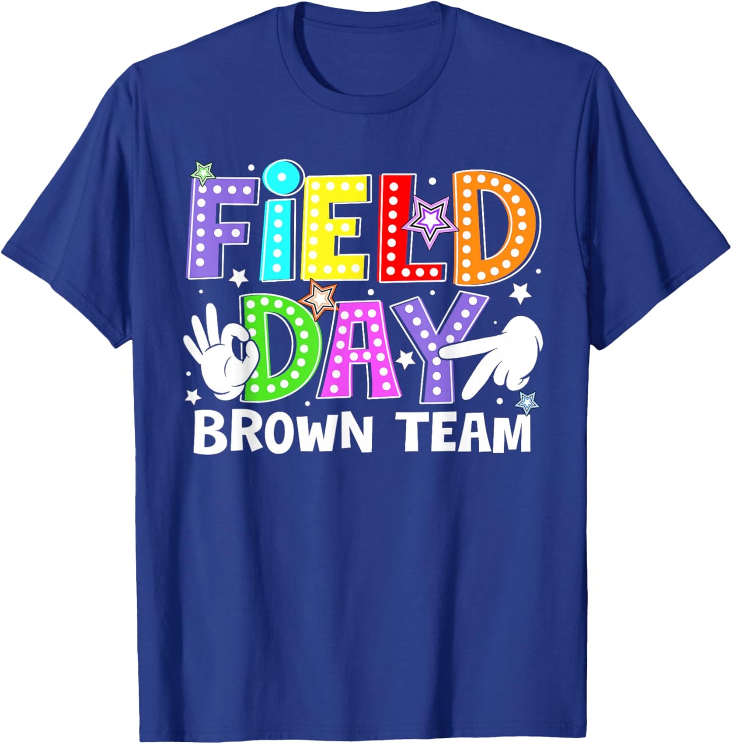 Field Day Brown Team Let The Games Begin Six Seven Meme T-Shirt - T-Shirt | Royal