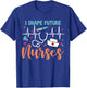 I Shape Future Nurses Educator Clinical Nursing Instructor T-Shirt - T-Shirt | Royal