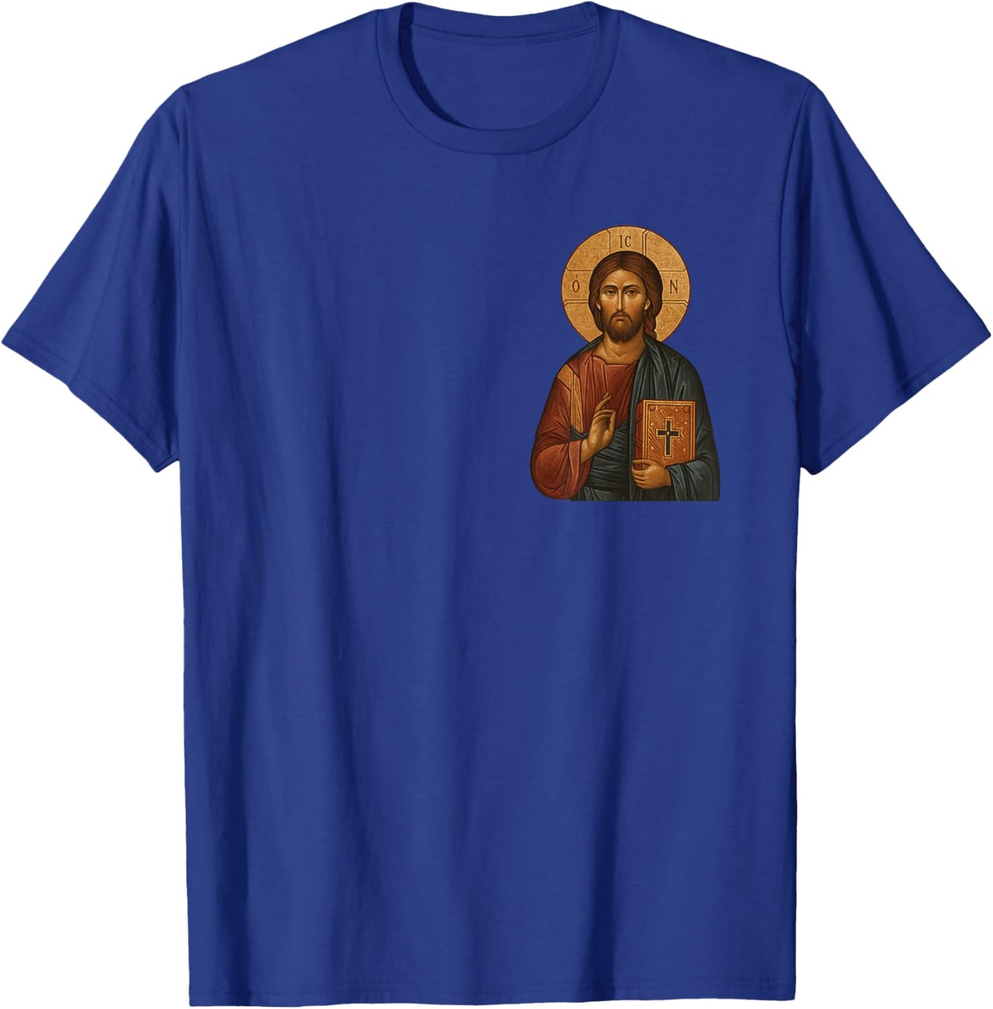 Griechisch -orthodoxe Ikone des Herrn Jesus Christus T-Shirt - T-Shirt | Royal