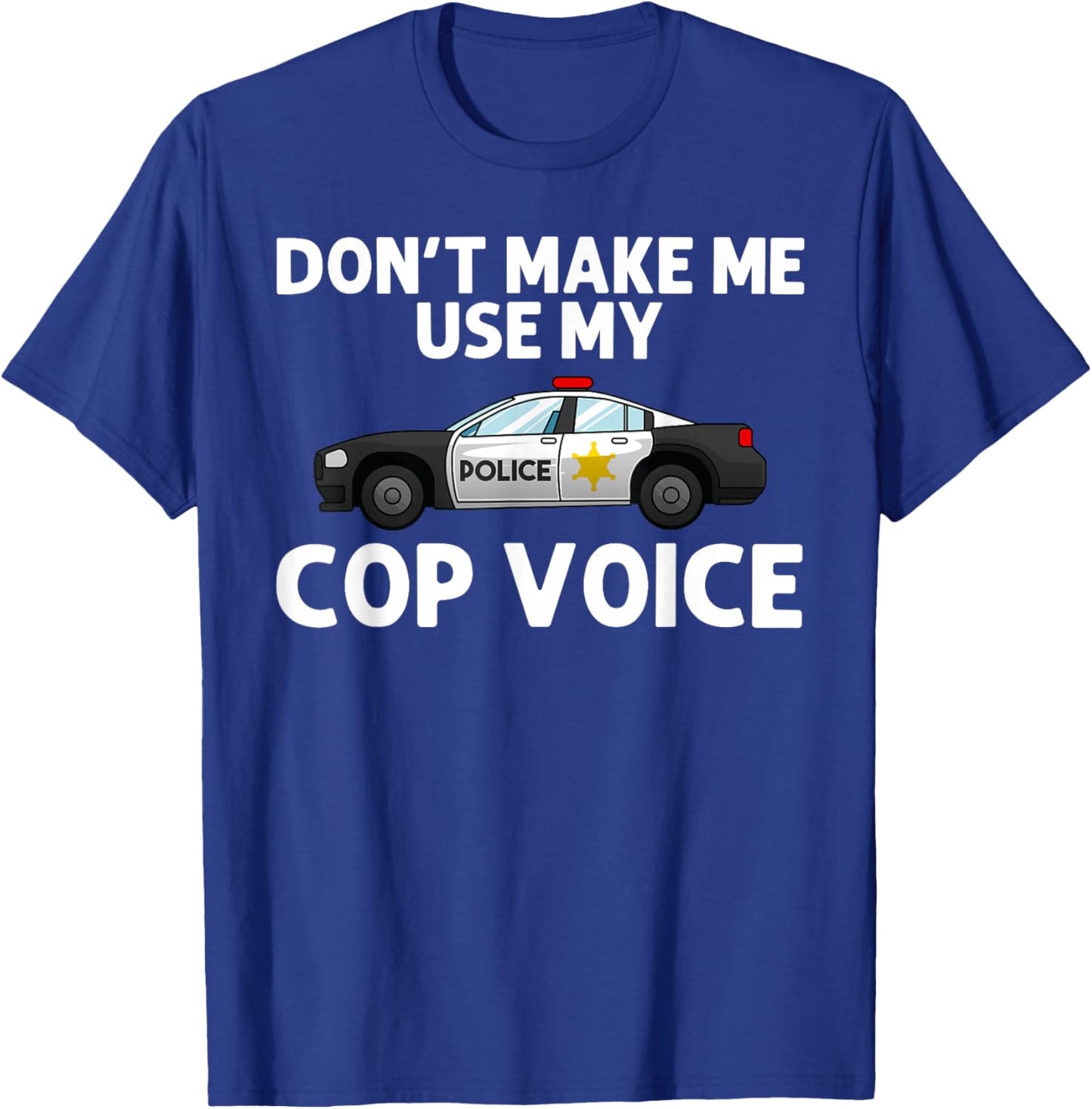 Funny Police Officer Art Women Police Officer Cop T-Shirt - T-Shirt | Royal