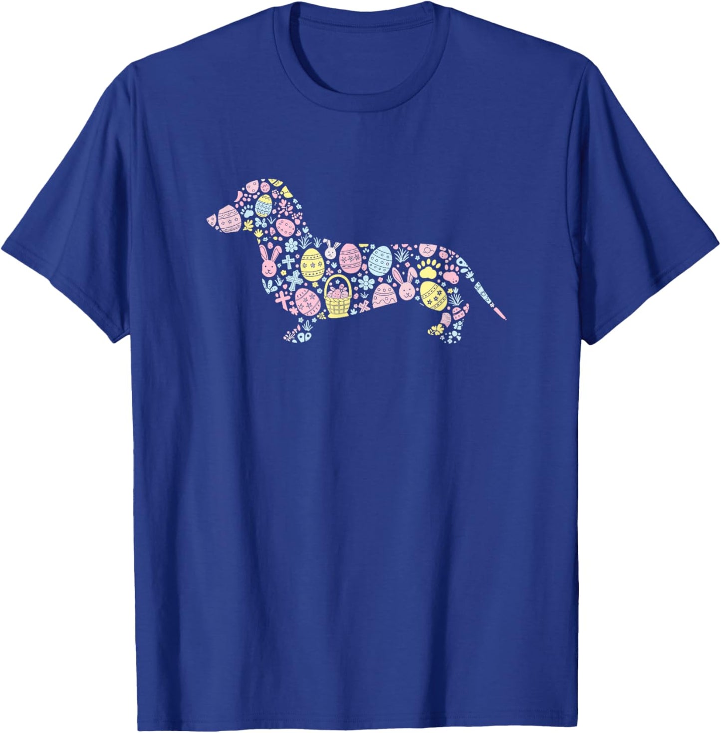 Dachshund Bunny Easter Egg Easter Day Kids T-Shirt - T-Shirt | Royal