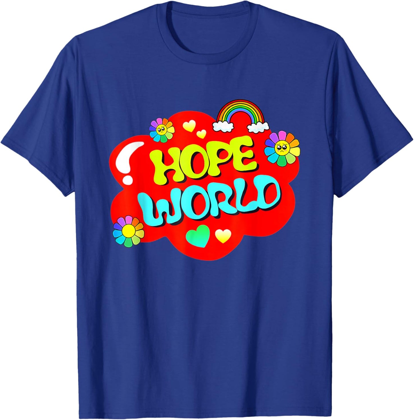 Colorful Hope World T-Shirt - T-Shirt | Royal
